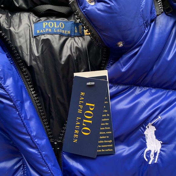 Polo Ralph Lauren Duck Down Hooded Puffer Jacket - Picture 10 of 11